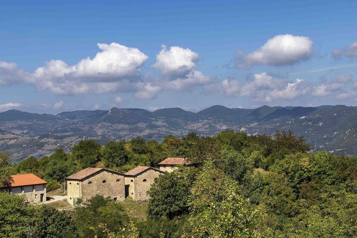 I colli dell'Appennino sopra Bologna