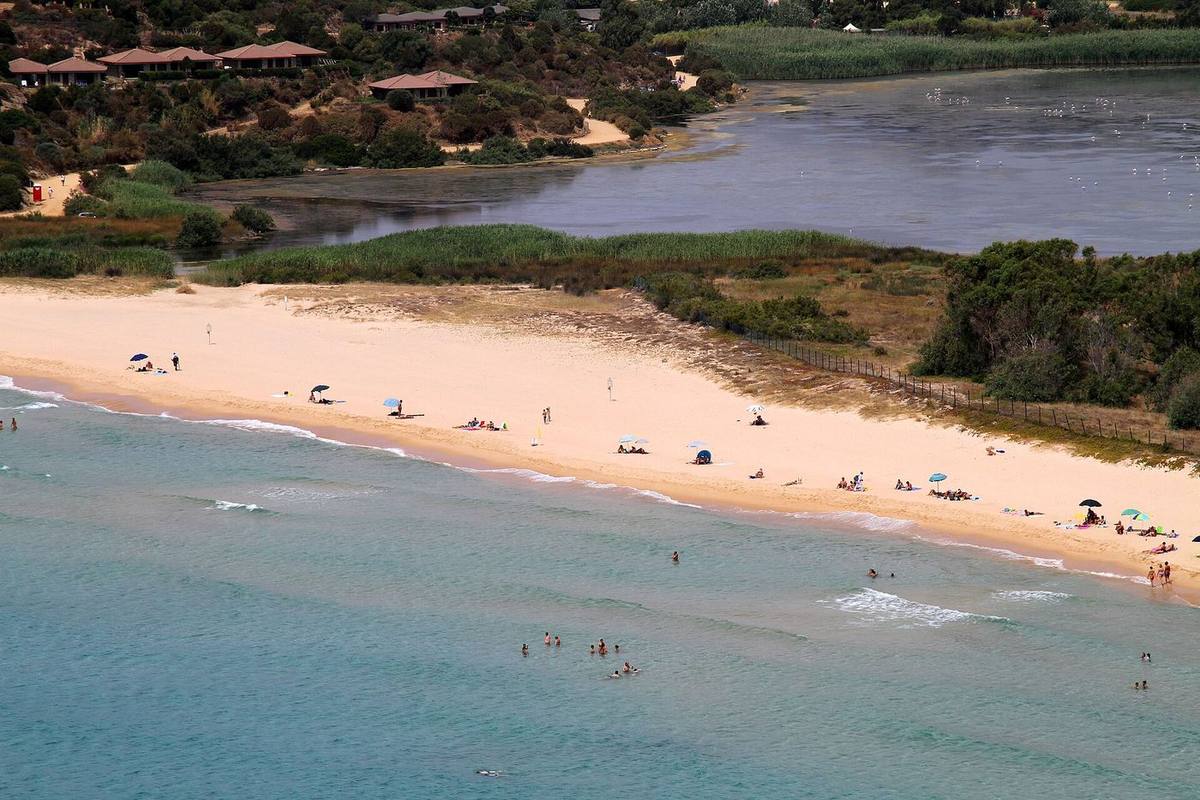 La lingua di sabbia tra il mare e la laguna