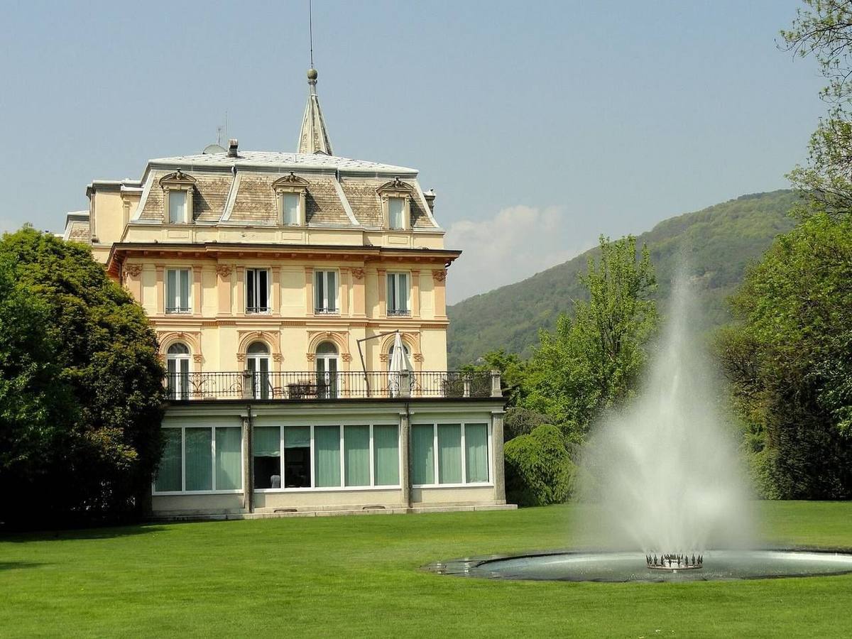 Villa Taranto con la fontana